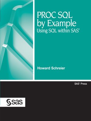 cover image of PROC SQL by Example